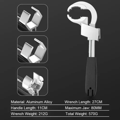 Lisslune | Adjustable Multifunctional Double-Ended Wrench