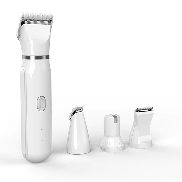 Lisslune | Ultimate Pet Grooming Kit - 4-in-1 Electric Clippers with 4 Interchangeable Blades