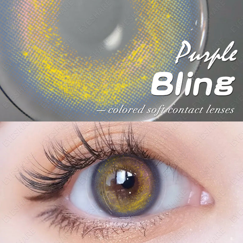 Rynx Bling Purple 14.2mm 1 Pair | 1 Year