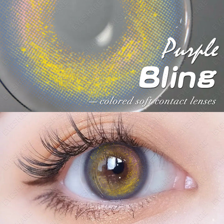 Rynx Bling Purple 14.2mm 1 Pair | 1 Year