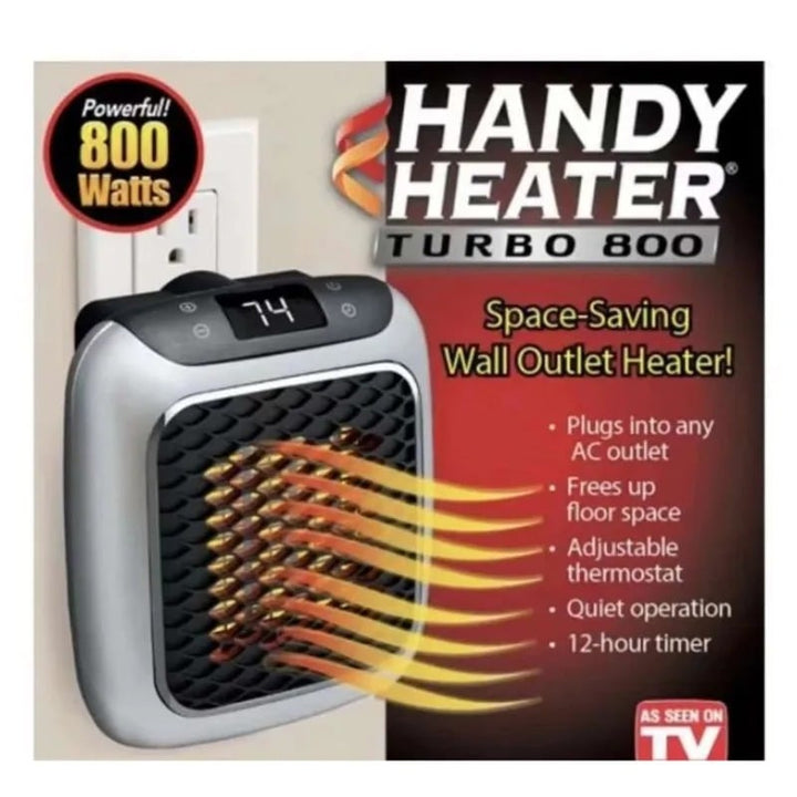 Lisslune | 800W Mini Portable Electric Heater – Efficient Ceramic Heater for Quick Home Warmth