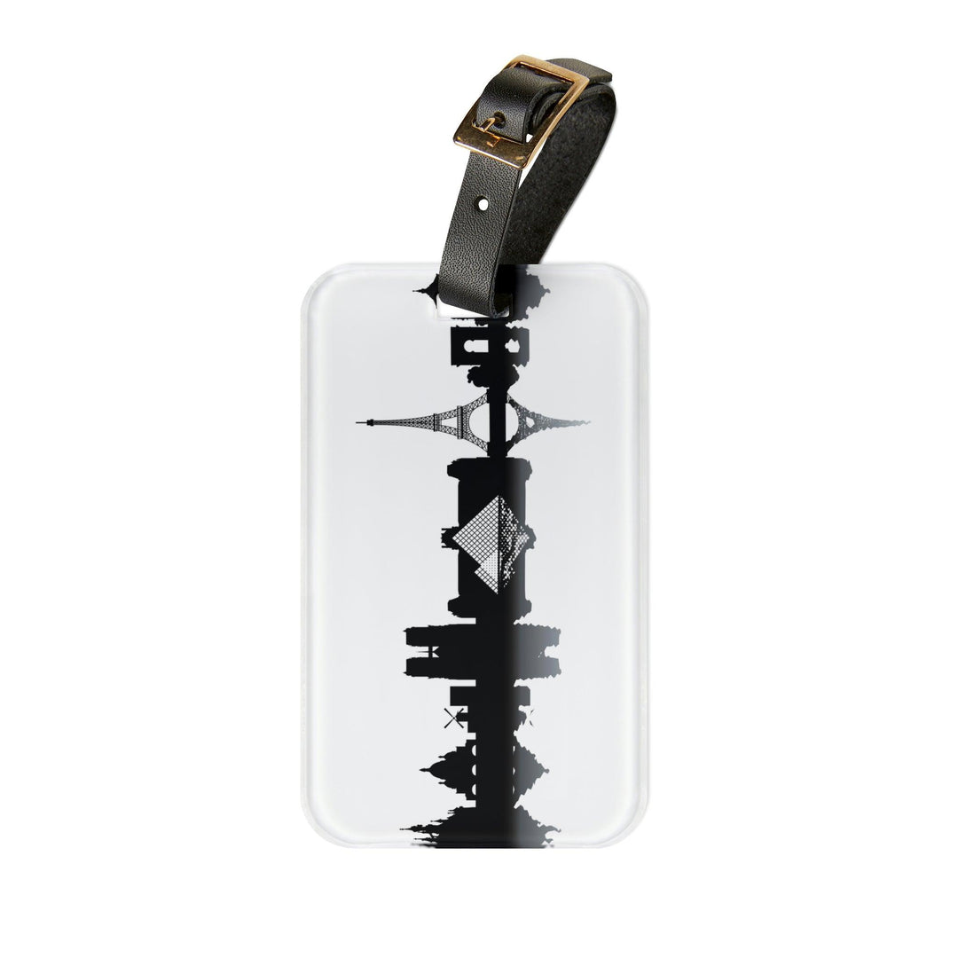Lisslune | Elegant Paris Acrylic Luggage Tag