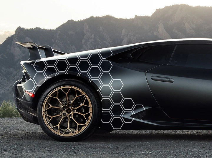 Lisslune | Universal Honeycomb Car Graphics Vinyl Sticker Set