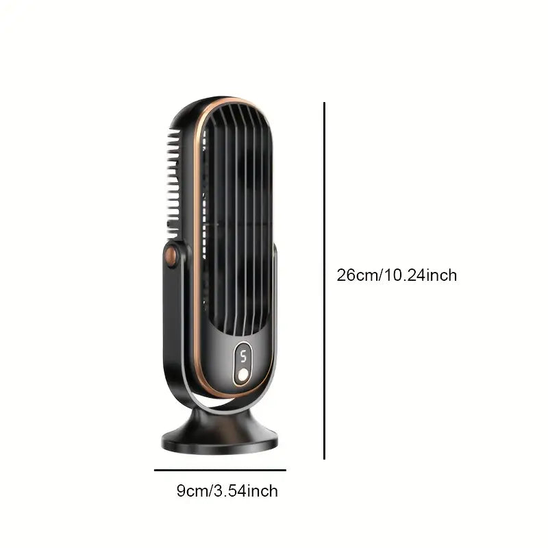 Lisslune | Portable Mini Air Conditioner with USB Charging – 5 Speeds & 720° Rotation