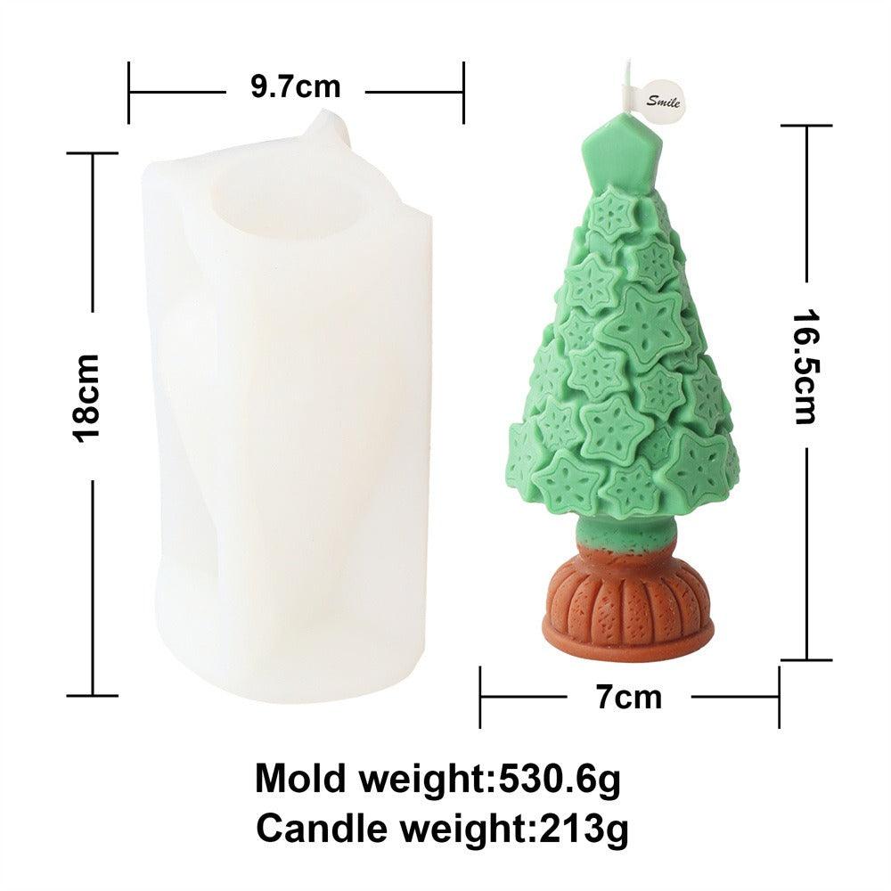 Lisslune | Magical Christmas Candle Making Kit with Santa Themed Packaging & Fragrant Decorations