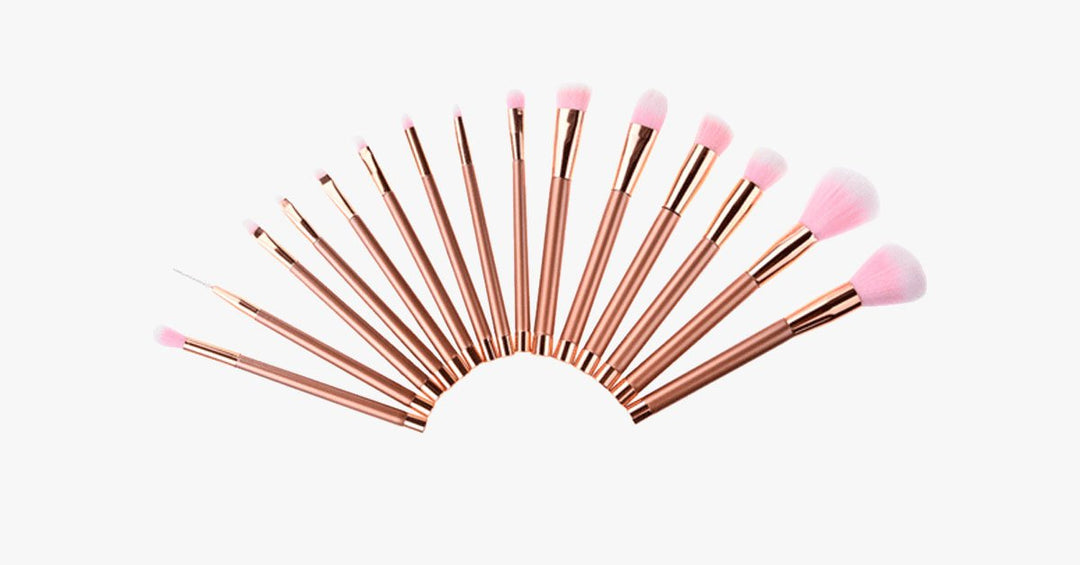 Lisslune | Rose Glamour Brush Set