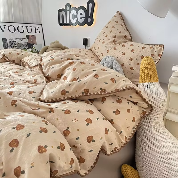 Lisslune | Mushroom Bed Linen Set
