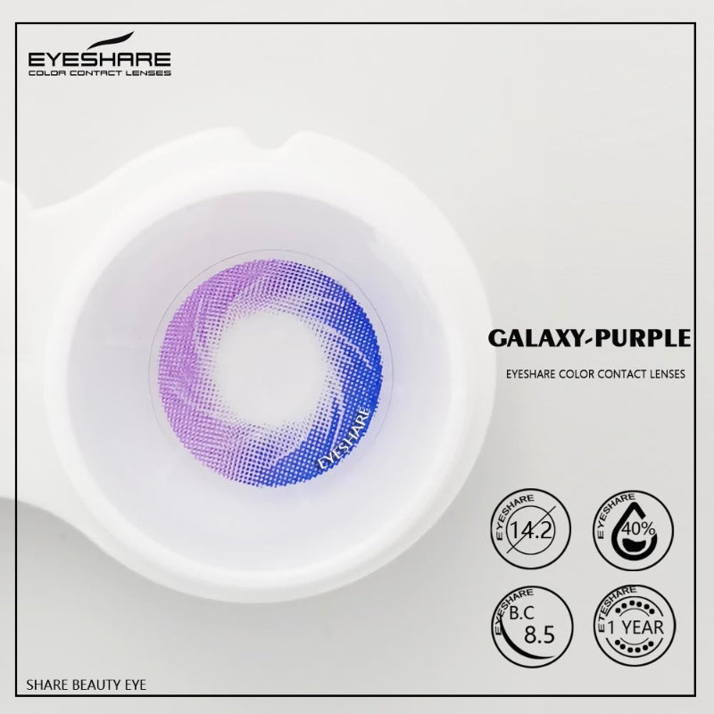 Rynx Galaxy Purple 14.2mm 1 Pair | 1 Year