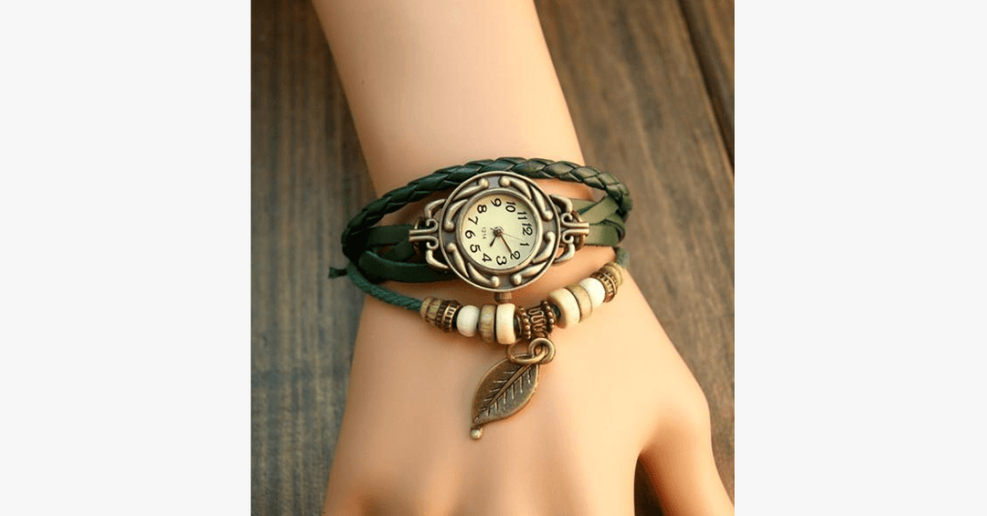 Lisslune | The Boho-Chic Leaf Vintage Watch