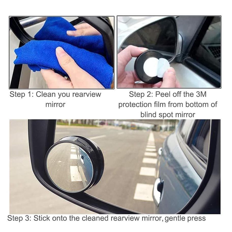 Lisslune | Rotatable Blind Spot Mirror for Car