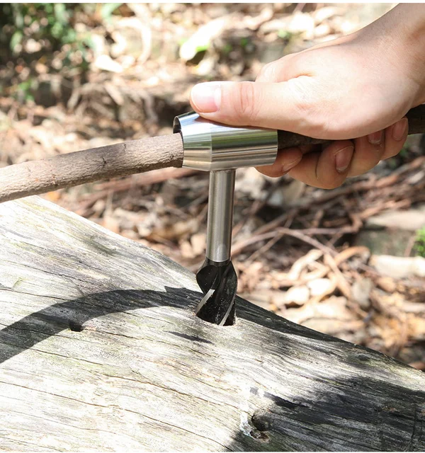 Lisslune | Bushcraft Auger – Bushcraft Hand Auger Wrench