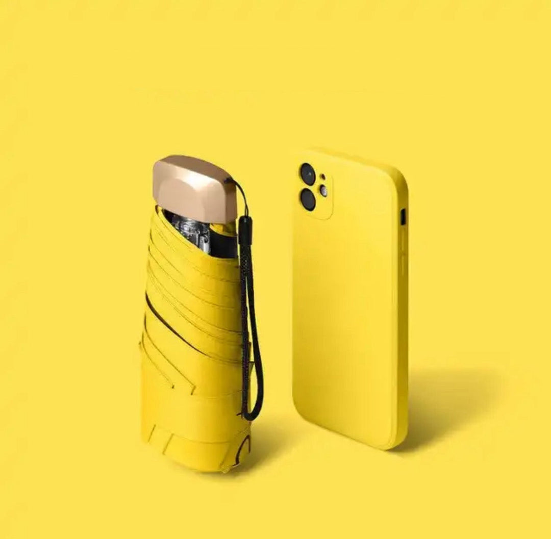 Lisslune | Compact Mini Umbrella – Portable Rain and Sun Protector for On the Go