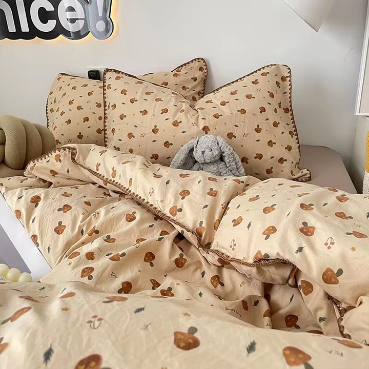 Lisslune | Mushroom Bed Linen Set
