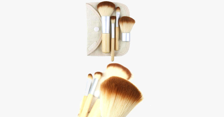 Lisslune | Mini 4-piece bamboo brush set
