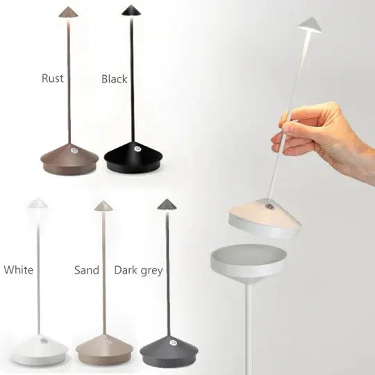 Lisslune | LumiZen Minimalist LED Table Lamp | Waterproof and Dimmable Wireless Lighting