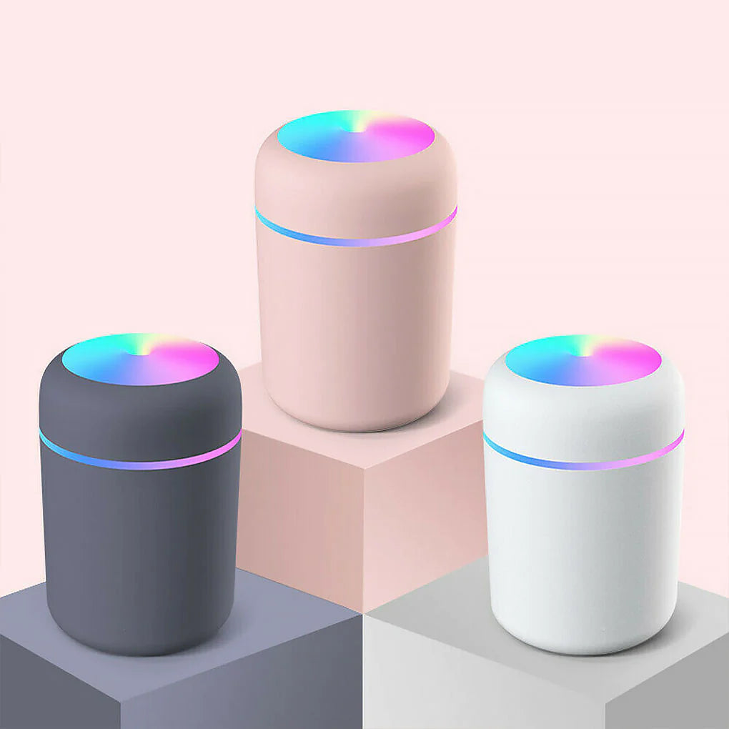 Lisslune | 300Ml Humidifier Portable USB Ultrasonic Dazzle Cup Aroma Diffuser Cool Mist Maker Humidifier Cleaner with Romantic Light