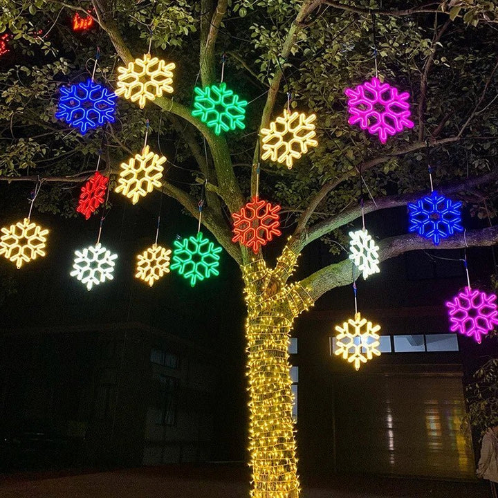 Lisslune | SnowGlow LED Snowflake Lighting – Magical Glow for a Enchanting Atmosphere