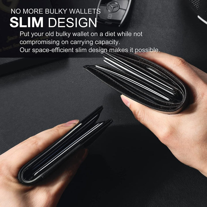 Lisslune | Mens Slim Wallet RFID Blocking