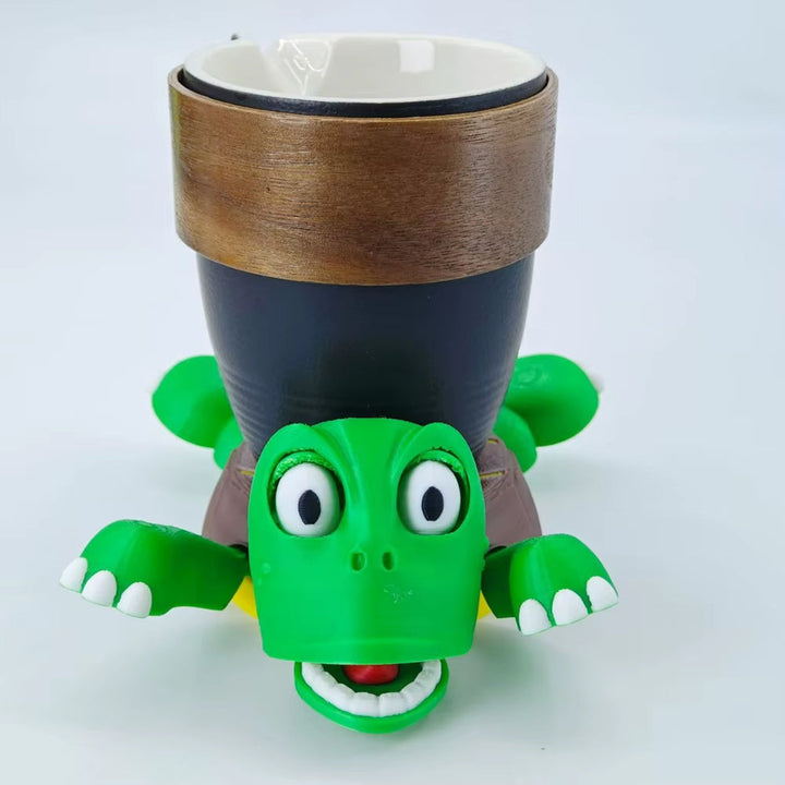 Lisslune | Panicked Turtle Mug Holder Coaster