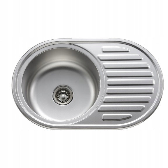 Lisslune | Stainless steel sink satin 77x50x16