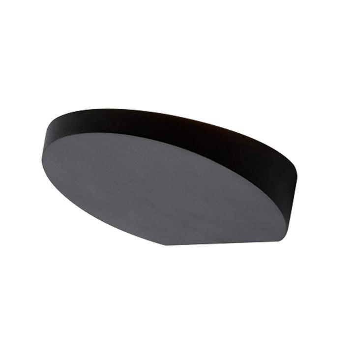 Lisslune | Aluminum Round Recessed Wall Sconces Minimalist LED Wall Lighting in Black/Grey/White Finish for Corridor