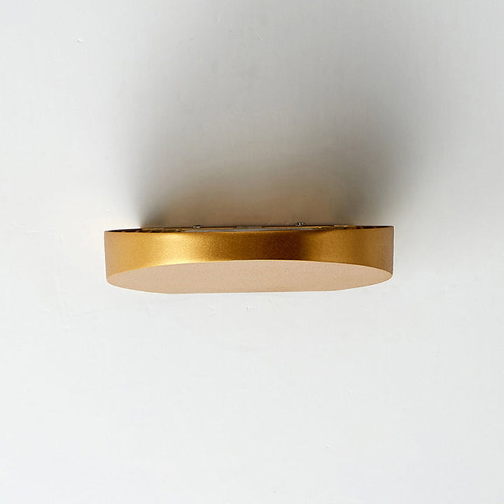Lisslune | Aluminum Round Recessed Wall Sconces Minimalist LED Wall Lighting in Black/Grey/White Finish for Corridor