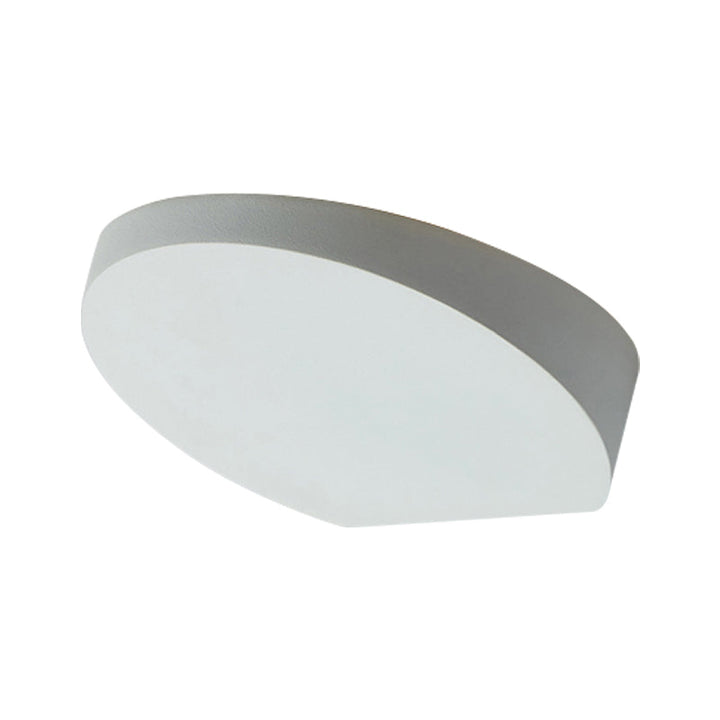 Lisslune | Aluminum Round Recessed Wall Sconces Minimalist LED Wall Lighting in Black/Grey/White Finish for Corridor