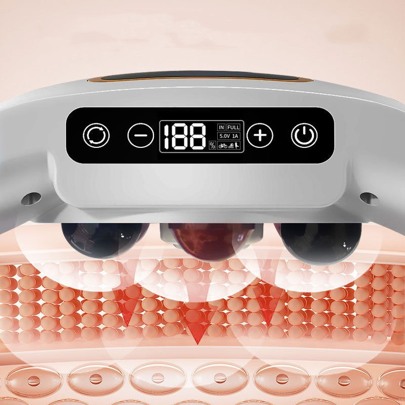Lisslune | Wireless Rechargeable Abdominal Massage Device | Lighting and Activation