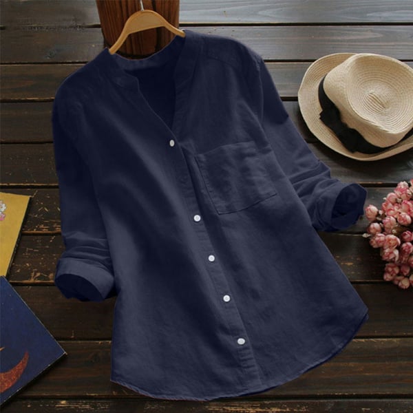 Lisslune | Casual, loose cotton shirt