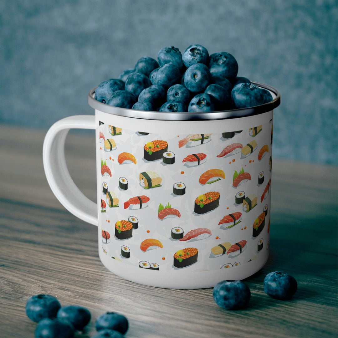 Lisslune | Customizable Enamelled Stainless Steel Camping Mug - Perfect for Outdoor Enthusiasts
