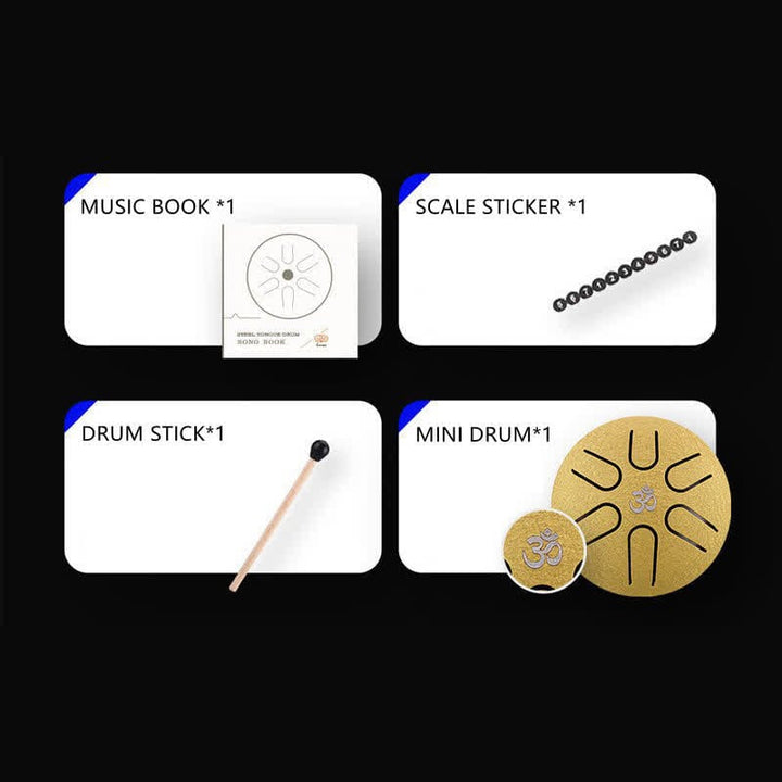 Lisslune | Buddha Stones Mini Steel Tongue Drum
