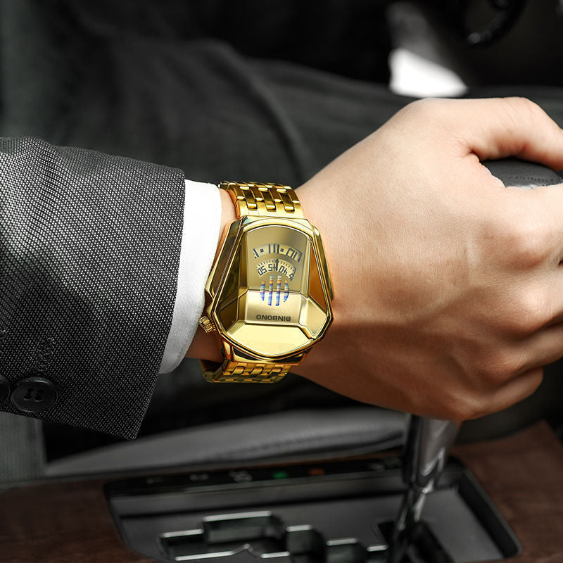 Lisslune | Men's Diamond Style Quartz Watch