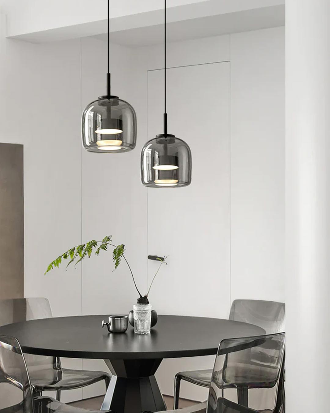 Lisslune | Valentino pendant light - Smoke - Set of 2