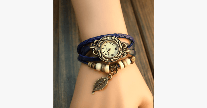 Lisslune | The Boho-Chic Leaf Vintage Watch