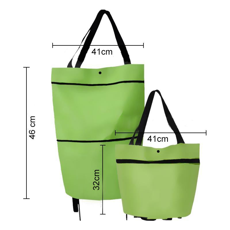 Lisslune | Foldable shopping bag with wheels