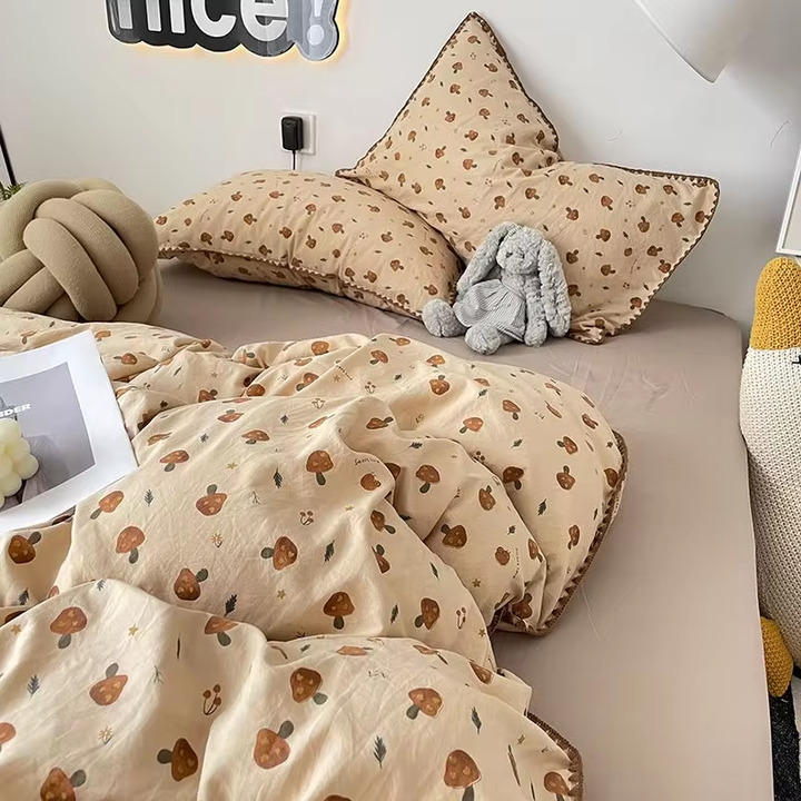 Lisslune | Mushroom Bed Linen Set