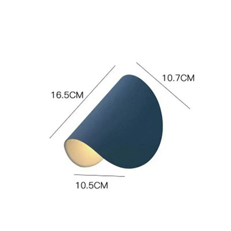 Lisslune | Modern Colored LED Wall Light in Stylish Design
