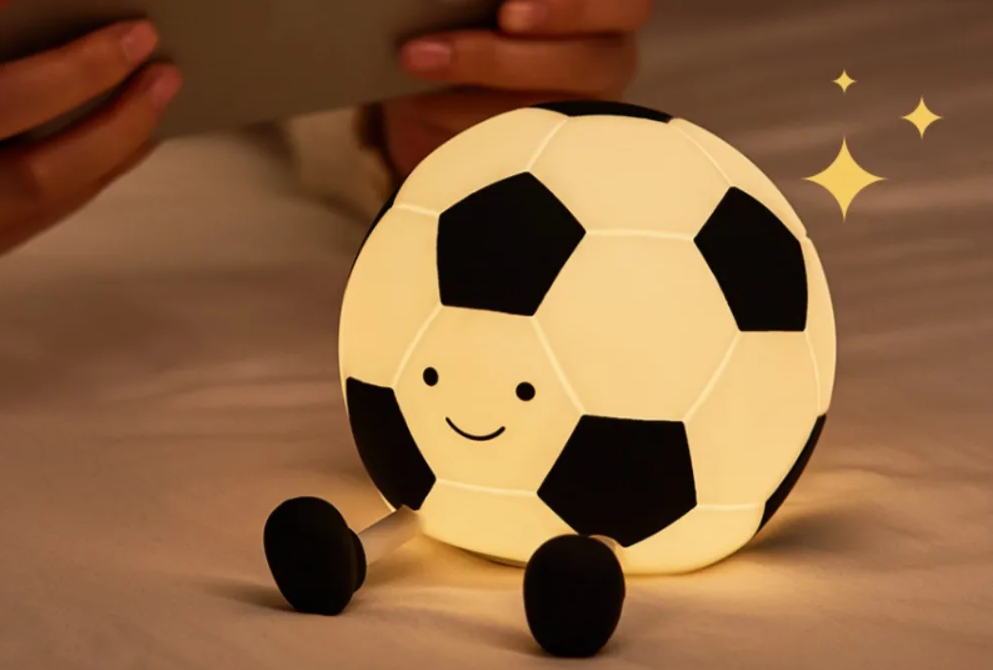 Lisslune | Rechargeable Soccer Ball Silicone Night Light – GlowKick