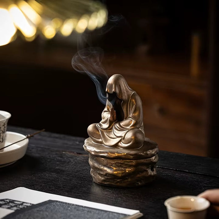 Lisslune | Silent Monk Backflow Ceramic Incense Burner