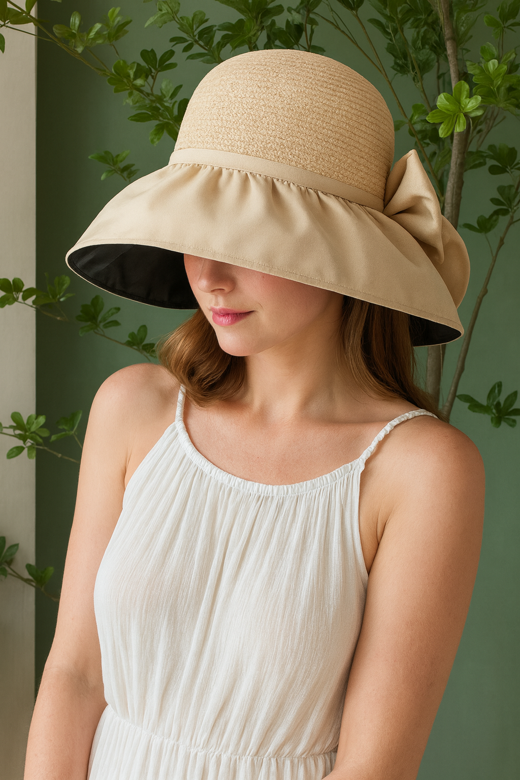 Lisslune | Elegant sun hat for stylish UV protection brim for UV sun protection