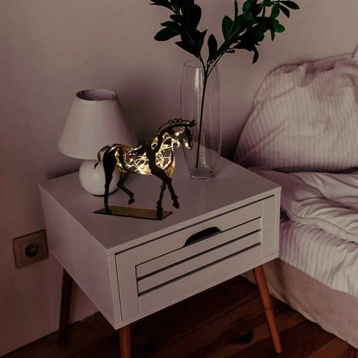 Lisslune | Horse Sculpture - AdonisMetal - Rustic Elegance - Timeless Decorative Piece