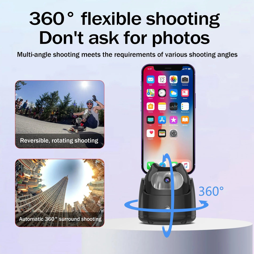 Lisslune | AI Face Recognition Phone Tripod, Keep the Spotlight on You – Hands-Free, Every Time