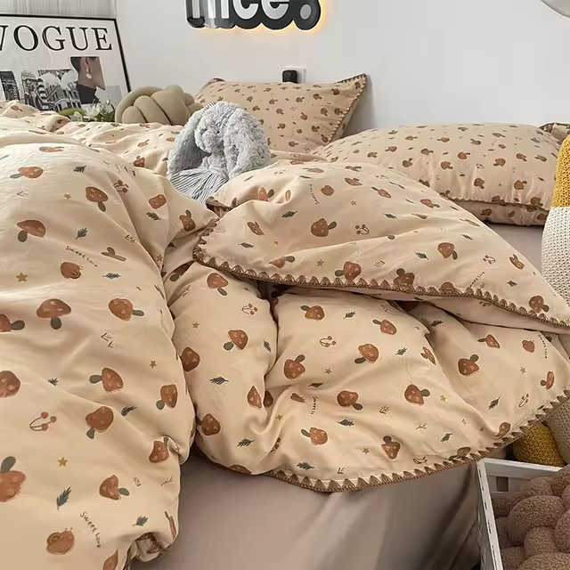 Lisslune | Mushroom Bed Linen Set