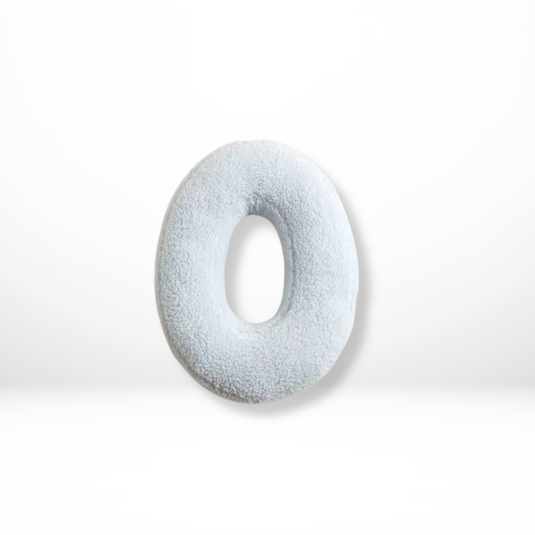 Lisslune | Alphabet Cushion Velura – Soft Velvet Decorative Cushion in Every Letter of the Alphabet