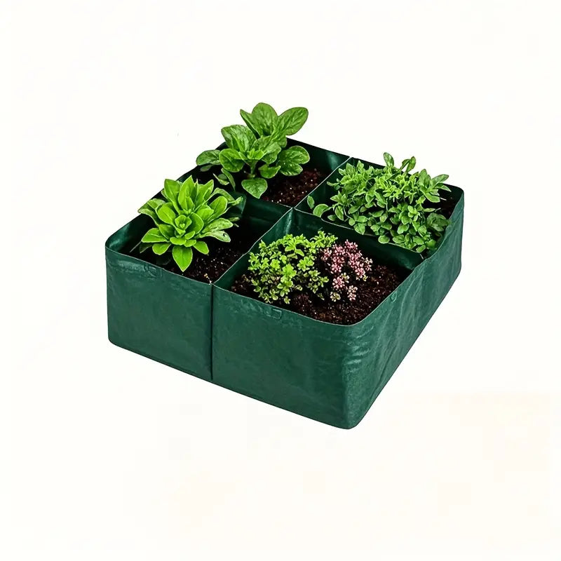 Lisslune | Planting bag with multiple compartments – Robust garden storage for plants and herbs