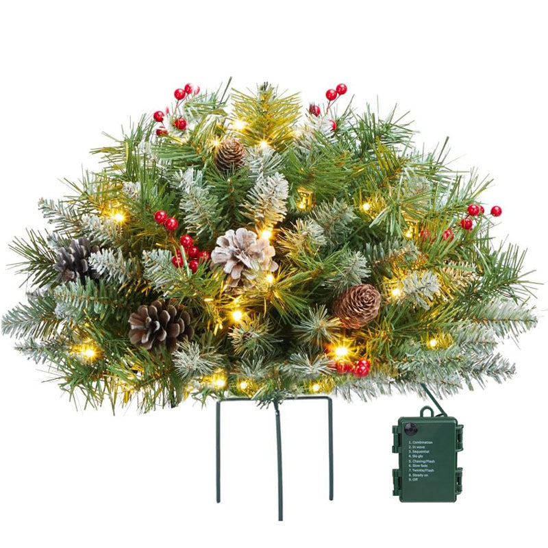 Lisslune | Pre-Lit Artificial Christmas Tree