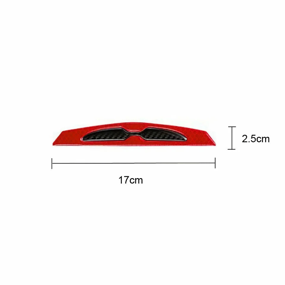 Lisslune | Reflective Car Door Edge Protector Stickers - 4Pk Anti-Collision Protection Strips