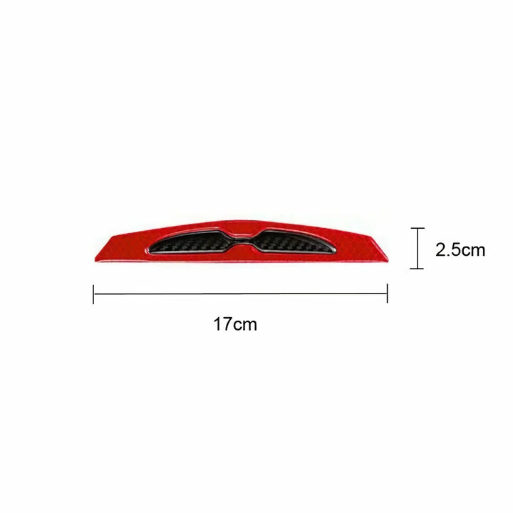 Lisslune | Reflective Car Door Edge Protector Stickers - 4Pk Anti-Collision Protection Strips