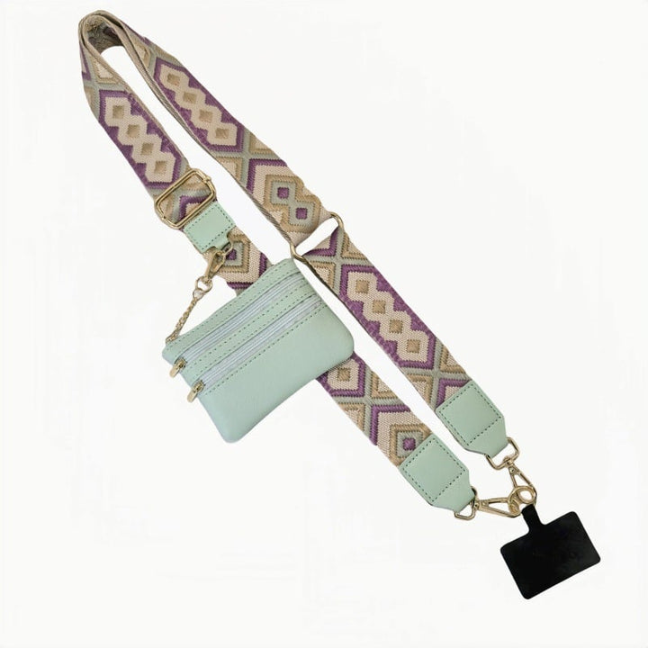 Lisslune | Adjustable Phone Lanyard Crossbody Strap with Wallet