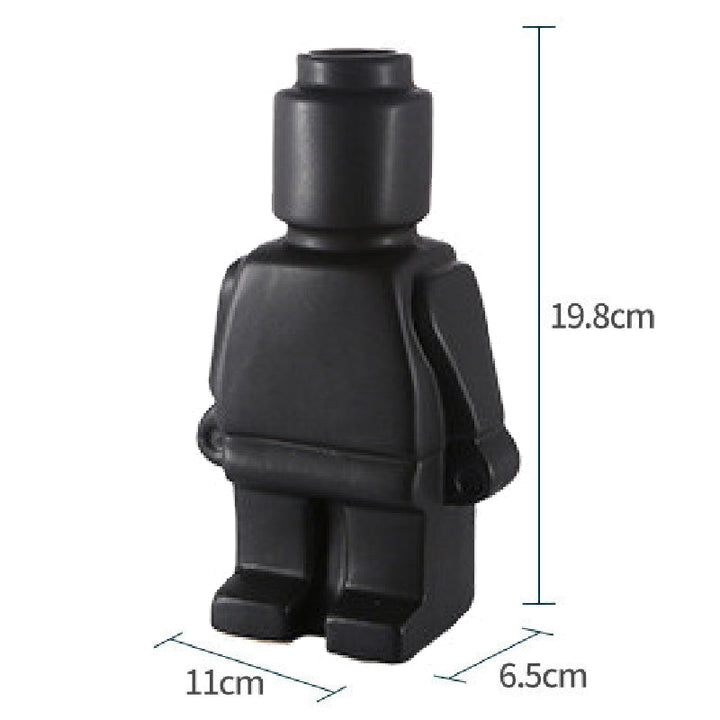 Lisslune | RoboBloom Modern Robot Flower Pots – Unique Decoration for Your Home